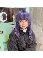 インク 渋谷(INK.)&nbsp;ミルクティーブロンドニュアンスウルフワンホンレイヤー渋谷