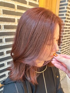 ビスコヘアー(BISCO hair) ピンクカラー