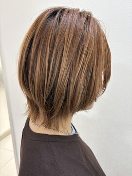 アールモンドヘア新世界 【北見】#レイヤーボブ#ウルフ