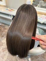 ズッソ アヴェダ 熊本店(ZUSSO AVEDA) 透明感オリーブベージュ_髪質改善カラー