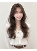 小顔見えを叶える韓国風ハッシュカット