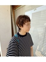 センカンドハウス(hair studio 2nd House)&nbsp;癖を活かしたショートマッシュウルフ