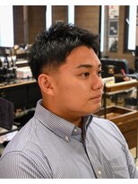 ワンワンオー バーバーショップ 博多店(@110 BARBER SHOP)&nbsp;ツーブロックショートカルマヘアスリックバックジェットフェード