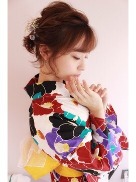 ネオリーブアピ 池袋店(Neolive api) 【池袋 Neolive api】ボブアレンジ2  浴衣着付け  5720円