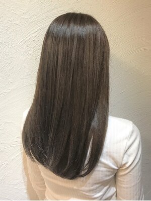 B-hairでは髪をほぼ傷めない特殊な【ノンアルカリ縮毛矯正】が大人気！！憧れサラサラヘアに♪※クーポン有