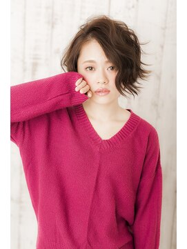 アジールヘア 所沢プロペ通り店(agir hair) 耳かけショートボブ【所沢】