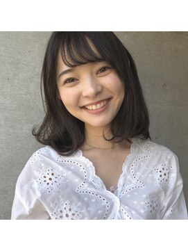 アピッシュ ギンザ(apish ginza) tomoヘア＊似合わせミディアムボブ