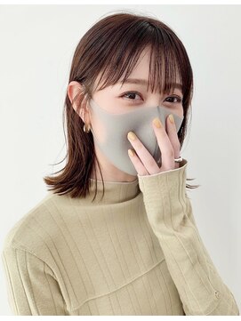 ブランコジーサウス(BLANCO G South) 切りっぱなしボブ×シースルーバング【BLANCO】