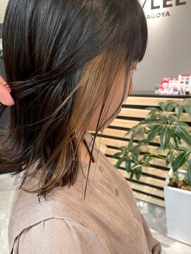 アイリー 名古屋(A/LEE) インナカラー　×　イエロー