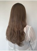 ブリーチなしベージュカラー