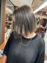 ハーツ(Heart's)&nbsp;30代40代50代◎大人ボブナチュラル白髪ぼかしハイライト