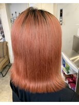 ヘアスタジオニコ(hair studio nico...) サーモンオレンジ