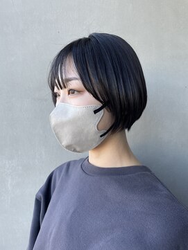 シアン(cyan) 乾かすだけでまとまるショートボブ