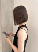 YOKE 切りっぱなしボブ前下がりボブタイトボブ髪質改善