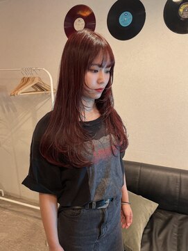 サミット ウル(SUMMIT ulu.) 【ulu yui】チェリーレッド　レイヤースタイル