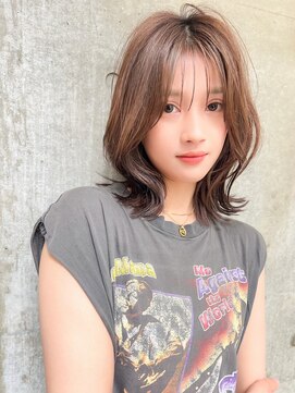 エイミー(Aimee) Aimee 町田　ココアブラウン×くびれ巻き