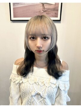 マリン(Marine) 20代30代ホワイトベージュブラックインナーカラー