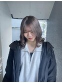 切りっぱなしボブ エアリーロング 美髪 ピンクブラウン