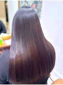 黒染めを使わない暗髪ヘアカラー