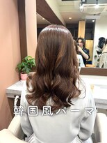 アミー 銀座(Ammy)&nbsp;#コテ巻き風パーマ #パーマロング#韓国風パーマ#デジタルパーマ
