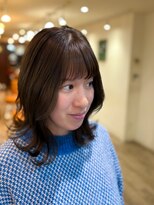 アンヴォーグ(en VOGUE) ナチュラルブラウン×くびれミディアムレイヤー