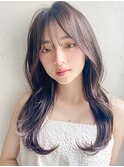 愛されサイドバング大人可愛い外ハネボブ艶感イメチェン美髪