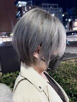 プログレス 仙台駅東口店(PROGRESS)&nbsp;ハンサムショート×シルバーカラー　10代/20代/30代/卵型/美髪
