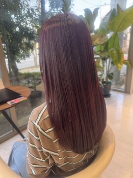 ルシードスタイルレーヴ(LUCIDO STYLE REVE) ダイヤモンドカラー×レッドブラウン