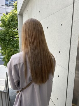 ディジョン 自由ヶ丘(Dijon) 韓国顔まわりレイヤーカットグレージュオリーブベージュブラウン