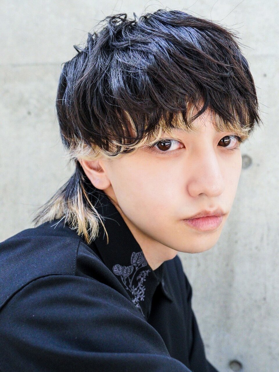 ラフィス ヘアー ロブ 福山駅家店(La fith hair lov.) ブロンドインナーカラー×ウルフ