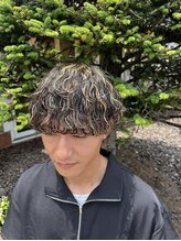 メンズスタイルも得意◎セット楽・好印象。毎朝3分のメンズパーマツイスト/波巻きパーマ/ニュアンスパーマ