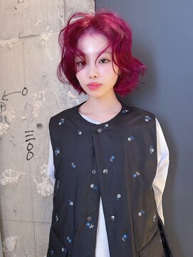 シリー(Silly) チェリーカラー×ウェーブボブ