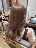 透明感ミルクティーブラウン/透明感/まろやか艶髪