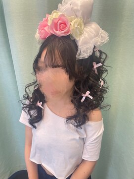 マーズ(Hair&Make Mars+) ハーフポニー盛り髪