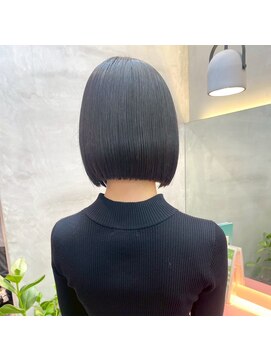 ロンドリゼル 札幌(Lond RiseL) マロンベージュ/オリーブグレー/ブリーチなし/ボブ/小顔札幌