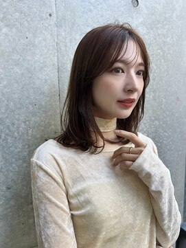 ガーデントウキョウ(GARDEN Tokyo) 前髪カット／レイヤーカット／インナーカラー／マロンベージュ