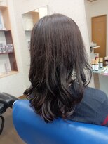 ヘアークリエイション エフ&nbsp;肩下ワンレングス少しレイヤースタイル
