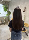 自然にまとまる艶髪｜酸性ストレート