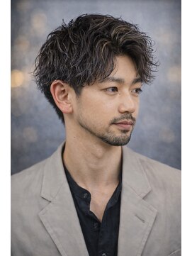 ヒロギンザバーバーショップ 神楽坂店(HIRO GINZA BARBER SHOP) 王道73パーマ