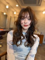 ソレル 用賀(sorel)&nbsp;ロングパーマ×顔周りレイヤー