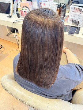 ウェーヴ アズシュガー 浜松佐藤店(wave as sugar) ナチュラルなツヤ感◎まとまり重視の美髪ストレート