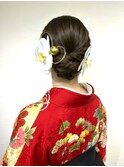 シニヨンアップスタイル