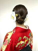 京都ヘアセット着付け専門サロン 夢館 五条店(yumeyakata) シニヨンアップスタイル