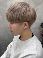 ビジェ(Bijje) 52. リバースセンターパート/丸型/マッシュ/ダブルカラー