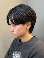 エルマーク 川崎(L-MARK) アップバング/短髪/ツイストパーマ/ブリーチ/メンズ/学割