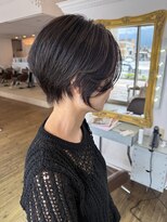 シャンプーボーイ 佐賀(SHAMPOO BOY)&nbsp;艶感ショート白髪ぼかし【佐賀ショートスタイル】