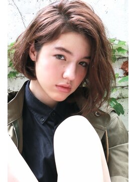 コス(kos) 【nanuk*UEKI】長め前髪*サイドパート*外国人風カラー