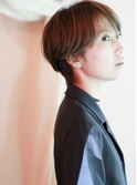 マニッシュショート＆ハイライトグレージュ♪