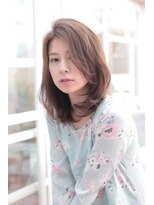 透明感カラーがキレイ♪ワンカールミディ、FORTE  銀座