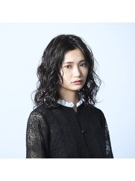 ヘアー アイス ルーチェ(HAIR ICI LUCE) ウェーブ くっきりウェーブ 黒髪パーマ 無造作パーマ